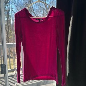Small purple long sleeve shirt
